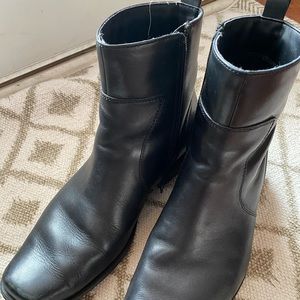 Rockport Men’s Toloni Dress Boot - Black, Leather, Fashion Shoes